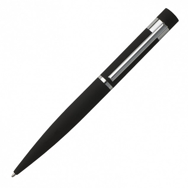 Ручка шариковая Loop Black с логотипом в Нефтекамске заказать по выгодной цене в кибермаркете AvroraStore