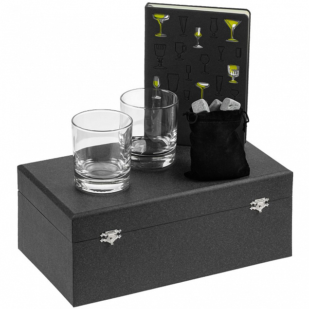 Набор «Культура пития», с бокалами и камнями для виски с логотипом в Нефтекамске заказать по выгодной цене в кибермаркете AvroraStore