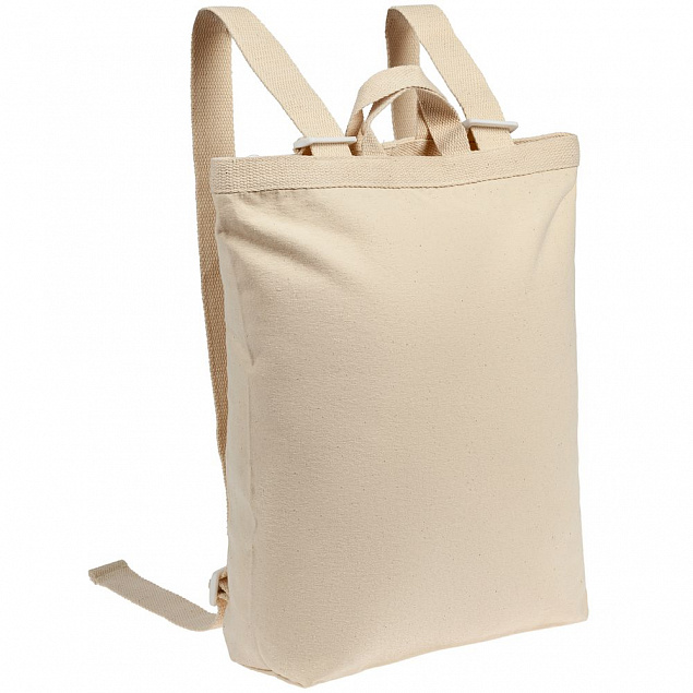 Рюкзак холщовый Discovery Bag, неокрашенный с логотипом в Нефтекамске заказать по выгодной цене в кибермаркете AvroraStore