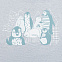 Футболка мужская приталенная Ping Win, голубой меланж с логотипом в Нефтекамске заказать по выгодной цене в кибермаркете AvroraStore