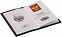 Обложка для паспорта Twill, черная с логотипом в Нефтекамске заказать по выгодной цене в кибермаркете AvroraStore