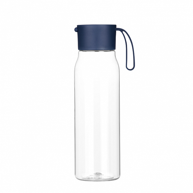 Спортивная бутылка для воды, Step, 550 ml, синяя с логотипом в Нефтекамске заказать по выгодной цене в кибермаркете AvroraStore
