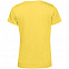 Футболка женская E150 Organic, желтая с логотипом в Нефтекамске заказать по выгодной цене в кибермаркете AvroraStore