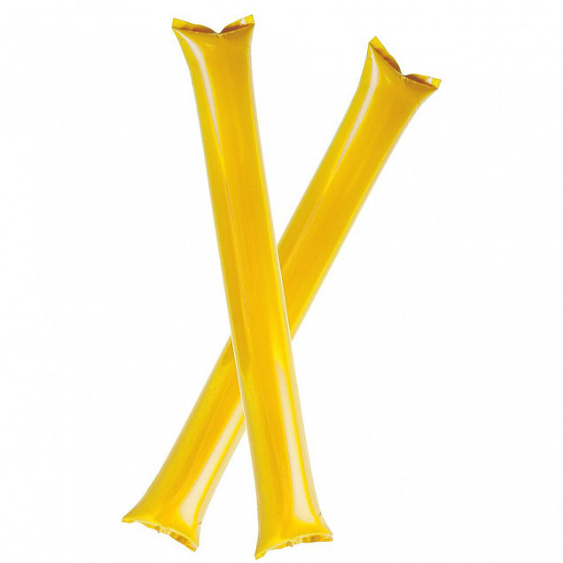 Палки-стучалки для болельщиков Hip-Hip, желтые с логотипом в Нефтекамске заказать по выгодной цене в кибермаркете AvroraStore