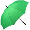 Зонт-трость Lanzer, светло-зеленый с логотипом в Нефтекамске заказать по выгодной цене в кибермаркете AvroraStore