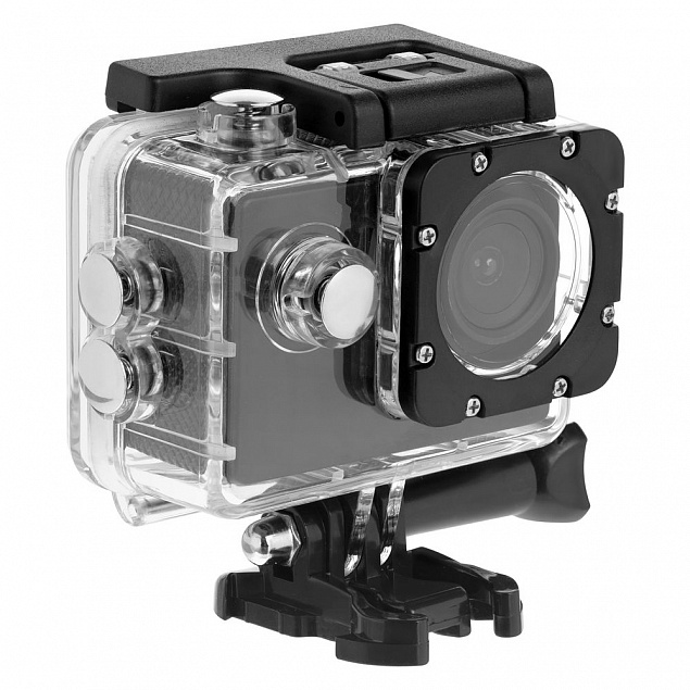 Экшн-камера Minkam, черная с логотипом в Нефтекамске заказать по выгодной цене в кибермаркете AvroraStore