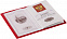 Обложка для паспорта Twill, красная с логотипом в Нефтекамске заказать по выгодной цене в кибермаркете AvroraStore