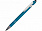 Ручка металлическая soft-touch шариковая со стилусом Sway, синий/серебристый с логотипом в Нефтекамске заказать по выгодной цене в кибермаркете AvroraStore