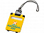 Бирка для багажа Taggy, желтый с логотипом в Нефтекамске заказать по выгодной цене в кибермаркете AvroraStore