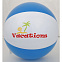 Двуцветный пляжный мяч KEY WEST с логотипом в Нефтекамске заказать по выгодной цене в кибермаркете AvroraStore