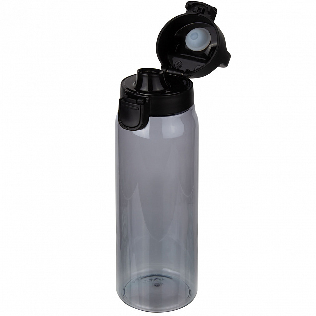 Спортивная бутылка для воды, Aqua, 830 ml, черная с логотипом в Нефтекамске заказать по выгодной цене в кибермаркете AvroraStore