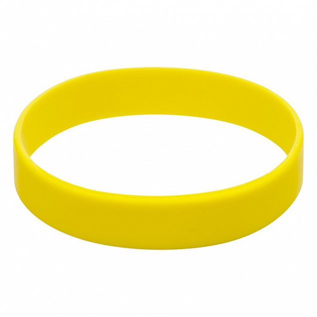 Силиконовый браслет Valley, желтый с логотипом в Нефтекамске заказать по выгодной цене в кибермаркете AvroraStore