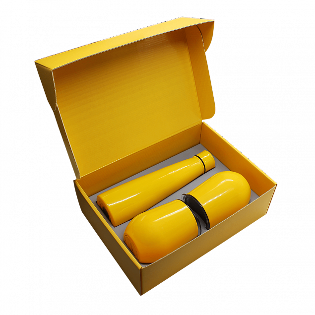 Набор New Box C2 G, желтый с логотипом в Нефтекамске заказать по выгодной цене в кибермаркете AvroraStore