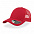 Бейсболка "RAPPER COTTON", 5 клиньев, бордовый/бордовый, пласт.заст.,100% хлопок, 100% п/э, 180 г/м2 с логотипом в Нефтекамске заказать по выгодной цене в кибермаркете AvroraStore