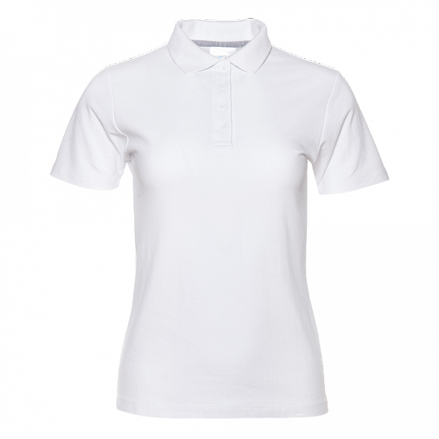 Рубашка поло Рубашка женская 104W Белый с логотипом в Нефтекамске заказать по выгодной цене в кибермаркете AvroraStore