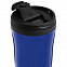 Термостакан Sagga, синий с логотипом в Нефтекамске заказать по выгодной цене в кибермаркете AvroraStore
