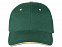 Бейсболка New Castle 6-ти панельная, зеленый/натуральный с логотипом в Нефтекамске заказать по выгодной цене в кибермаркете AvroraStore
