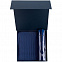 Коробка Quadra, синяя с логотипом в Нефтекамске заказать по выгодной цене в кибермаркете AvroraStore