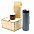 Подарочный набор Ирвин, серый (черный чай, мед с фундуком и какао) с логотипом в Нефтекамске заказать по выгодной цене в кибермаркете AvroraStore