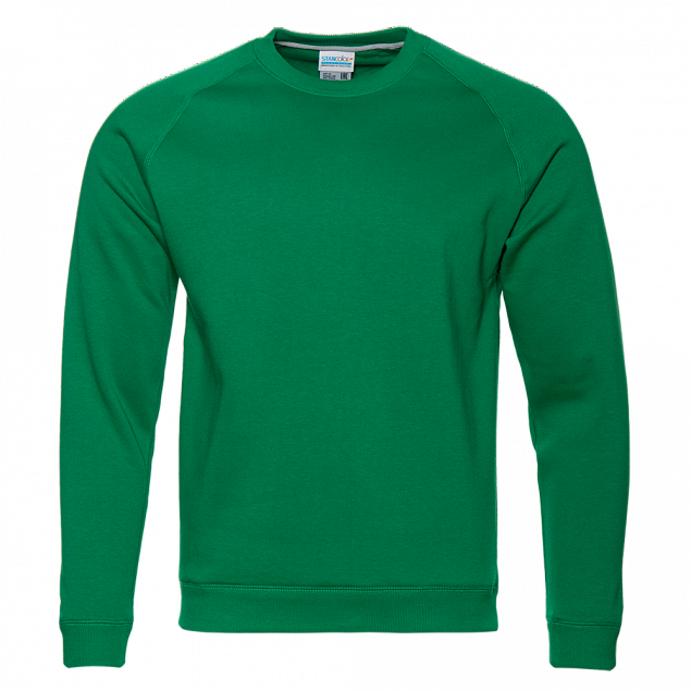Толстовка StanSweatshirt Зелёный с логотипом в Нефтекамске заказать по выгодной цене в кибермаркете AvroraStore