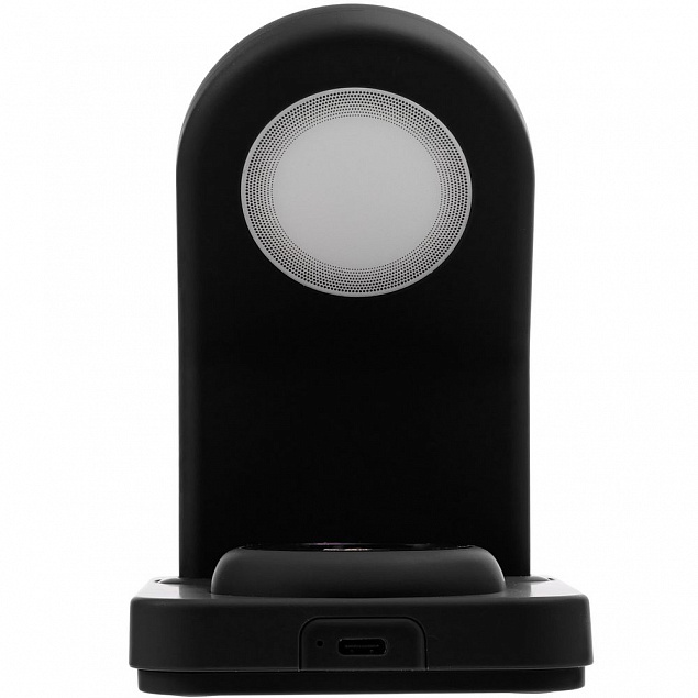 Магнитная зарядная станция Cooper Duo, черная с логотипом в Нефтекамске заказать по выгодной цене в кибермаркете AvroraStore