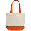 Холщовая сумка Shopaholic, оранжевая с логотипом в Нефтекамске заказать по выгодной цене в кибермаркете AvroraStore