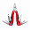 Мультитул Берлин, распродажа, красный с логотипом в Нефтекамске заказать по выгодной цене в кибермаркете AvroraStore