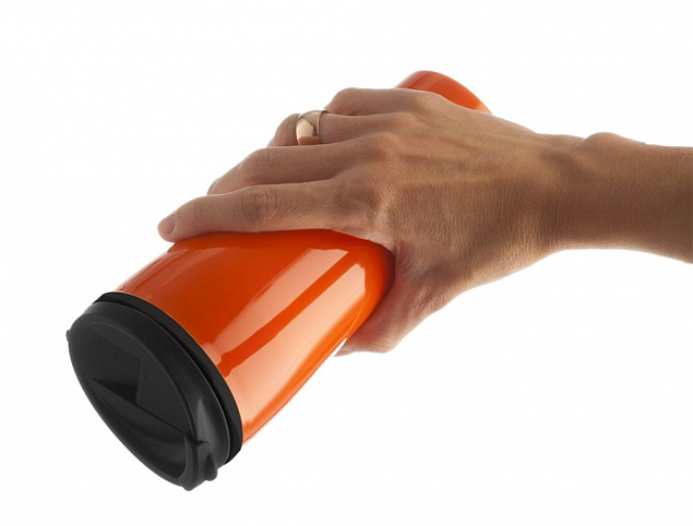 Термостакан Maybole, оранжевый с логотипом в Нефтекамске заказать по выгодной цене в кибермаркете AvroraStore