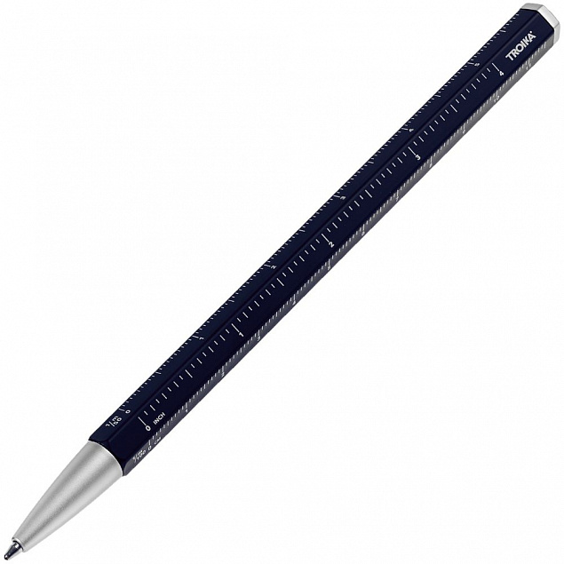 Ручка шариковая Construction Basic, темно-синяя с логотипом в Нефтекамске заказать по выгодной цене в кибермаркете AvroraStore
