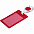 Чехол для пропуска с ретрактором Dorset, красный с логотипом в Нефтекамске заказать по выгодной цене в кибермаркете AvroraStore