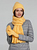 Шарф Capris, желтый с логотипом в Нефтекамске заказать по выгодной цене в кибермаркете AvroraStore