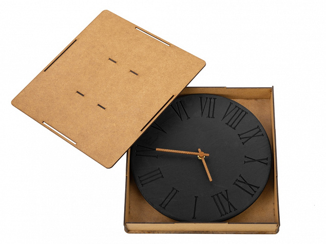 Часы деревянные «Magnus» с логотипом в Нефтекамске заказать по выгодной цене в кибермаркете AvroraStore