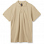 Рубашка поло мужская SUMMER 170, бежевая с логотипом в Нефтекамске заказать по выгодной цене в кибермаркете AvroraStore