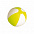 SUNNY Мяч пляжный надувной; бело-желтый, 28 см, ПВХ с логотипом в Нефтекамске заказать по выгодной цене в кибермаркете AvroraStore