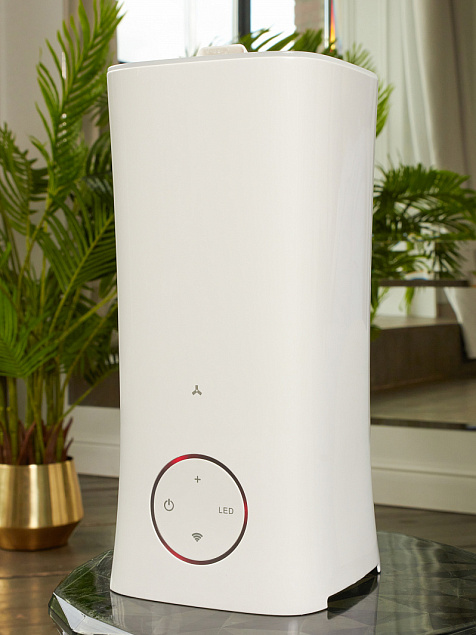 Увлажнитель воздуха ACCESSTYLE NATURAL 2S, белый, пластик с логотипом в Нефтекамске заказать по выгодной цене в кибермаркете AvroraStore