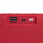 Беспроводная колонка с FM-радио Borsetta, красная с логотипом в Нефтекамске заказать по выгодной цене в кибермаркете AvroraStore