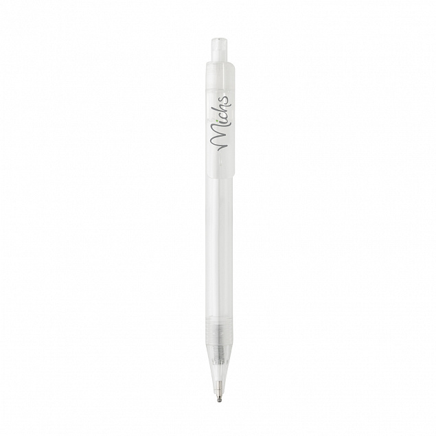 Ручка X8 из прозрачного rPET GRS с логотипом в Нефтекамске заказать по выгодной цене в кибермаркете AvroraStore