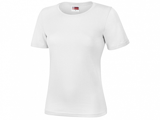 Футболка Heavy Super Club женская, белый с логотипом в Нефтекамске заказать по выгодной цене в кибермаркете AvroraStore