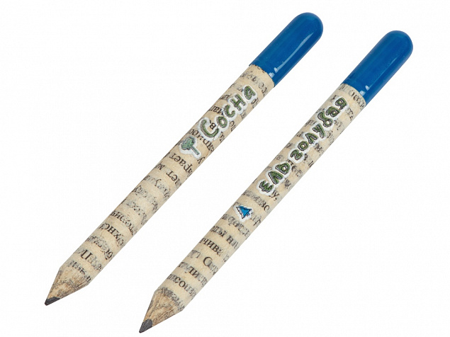 Набор «Растущий карандаш» mini, 2 шт. с семенами голубой ели и сосны с логотипом в Нефтекамске заказать по выгодной цене в кибермаркете AvroraStore