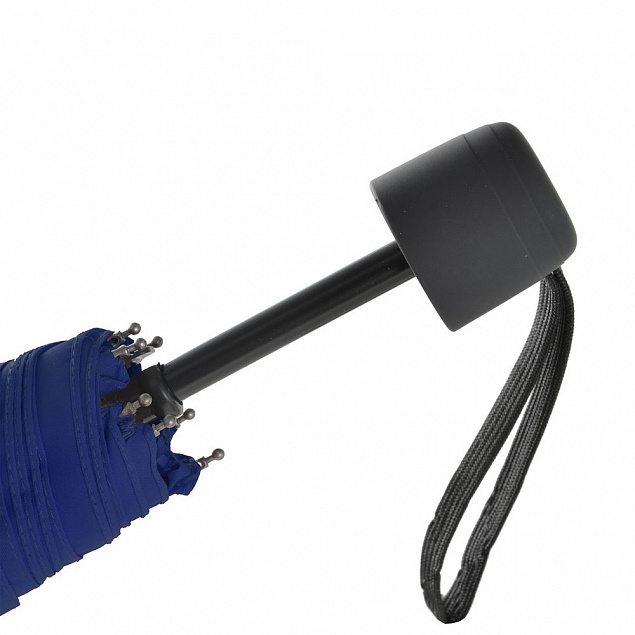 Зонт складной Hit Mini, темно-синий с логотипом в Нефтекамске заказать по выгодной цене в кибермаркете AvroraStore