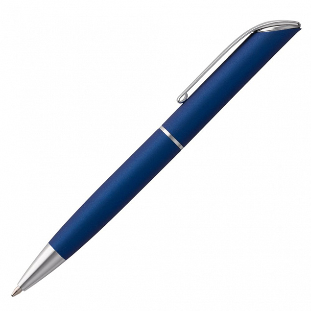 Ручка шариковая Glide, синяя с логотипом в Нефтекамске заказать по выгодной цене в кибермаркете AvroraStore