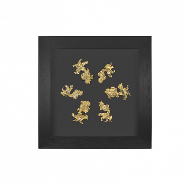 Картина "Золотые рыбки" с логотипом в Нефтекамске заказать по выгодной цене в кибермаркете AvroraStore