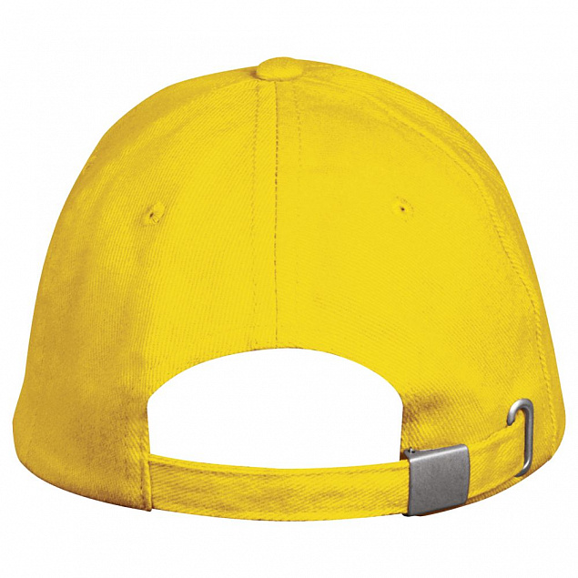 Бейсболка LONG BEACH, желтая с логотипом в Нефтекамске заказать по выгодной цене в кибермаркете AvroraStore