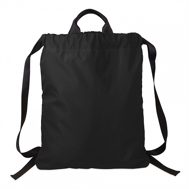 Рюкзак RUN new, черный, 48х40см, 100% полиэстер с логотипом в Нефтекамске заказать по выгодной цене в кибермаркете AvroraStore
