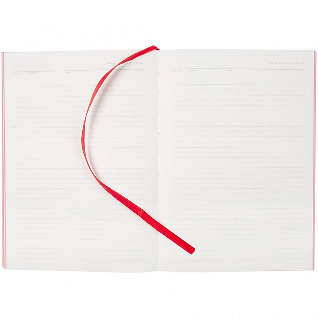 Ежедневник Kroom, недатированный, красный с логотипом в Нефтекамске заказать по выгодной цене в кибермаркете AvroraStore