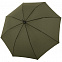 Зонт-трость Nature Stick AC, зеленый с логотипом в Нефтекамске заказать по выгодной цене в кибермаркете AvroraStore