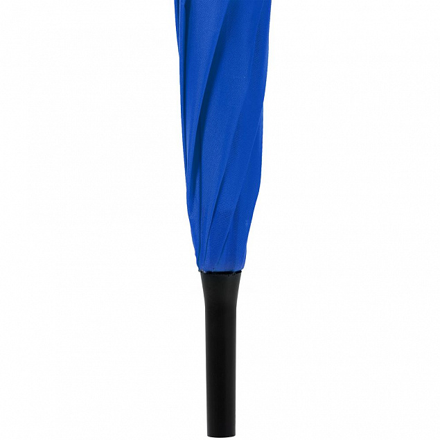 Зонт-трость Color Play, синий с логотипом в Нефтекамске заказать по выгодной цене в кибермаркете AvroraStore