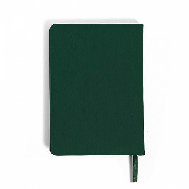 Ежедневник недатированный Duncan, А5,  темно-зеленый, белый блок с логотипом в Нефтекамске заказать по выгодной цене в кибермаркете AvroraStore