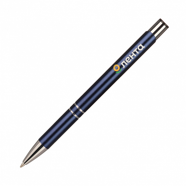 Шариковая ручка Alpha Neo, синяя с логотипом в Нефтекамске заказать по выгодной цене в кибермаркете AvroraStore