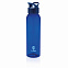 Герметичная бутылка для воды из AS-пластика, синяя с логотипом в Нефтекамске заказать по выгодной цене в кибермаркете AvroraStore